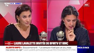 Bruno Retailleau on a limpression que cest un porteparole du RN   L Lavalette BFMTV [upl. by Nnep]