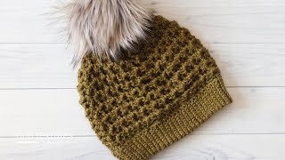 Moss Beanie Crochet Pattern [upl. by Uaerraj]