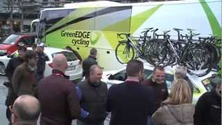 GreenEDGE Backstage Pass  Liege Bastogne Liege [upl. by Aylsworth493]