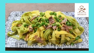 Fettuccine alla papalina [upl. by Anniram]