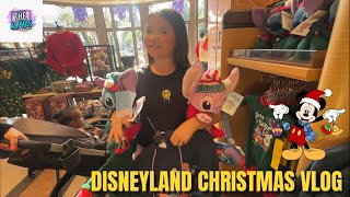 DISNEYLAND CHRISTMAS VLOG  MERCH [upl. by Nnalatsyrc694]