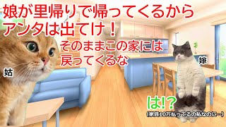 【スカッと猫ミーム】この家のローンを誰が払っているのか知らない義母が「里帰り出産で娘が帰ってくるから出て行け！」と追い出そうとするので家具家電すべて売り払って引っ越してやった話【スカッと】 [upl. by Hrutkay435]