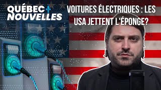 Les ÉtatsUnis en voie dabandonner leurs objectifs de passage aux voitures électriques [upl. by Younglove]