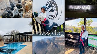 Mpumalanga Vlog Baobab Bush lodge Hoedspruit The Big Swing Zip lining Potholes Three Rondavels [upl. by Mary]