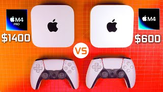 Mac Mini M4 vs Mac Mini M4 Pro  Gaming Performance Comparison [upl. by Inaflahk]