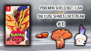 Motostoke Gym FULL ODDS shiny hunting  Pokemon Shield but I can only use SHINIES stream 10 [upl. by Kalk75]