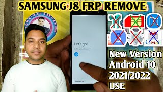 Samsung galaxy J8 FRP Bypass Android 10  Samsung J8 Google account remove Android 10 [upl. by Steinway938]