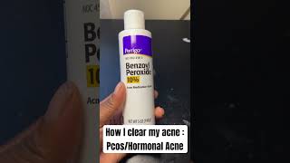 How I clear my Hormonal Acne hyperpigmentationacne hyperpigmentation hormonalacne [upl. by Yann]