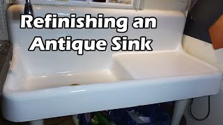 How to Refinish a Porcelain Sink [upl. by Curnin]