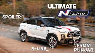 CRETA 2024 NLINE Ultimate Package from PUNJAB  Most Sporty Looking Modification  📞7977493577 [upl. by Arakat]