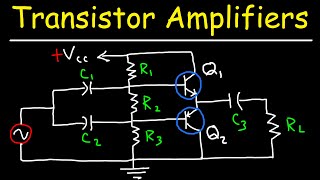 Transistor Amplifiers  Class A AB B amp C Circuits [upl. by Macmillan]