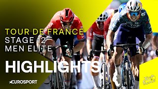 THE FAIRYTALE CONTINUES 😍  Tour de France Stage 12 Race Highlights  Eurosport Cycling [upl. by Ennelram]