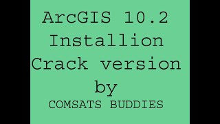 How to install ArcGIS 102 Crack Version to windows computer Part I [upl. by Ledah]