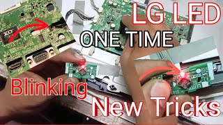 LG LED TV One Time Blinking Problem Mode No  24LB515ATH [upl. by Rockel]