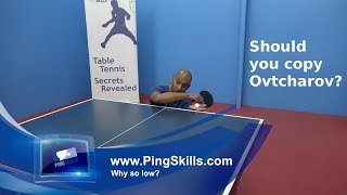 Should I Copy Dimitrij Ovtcharovs Backhand Serve  PingSkills  Table Tennis [upl. by Par913]