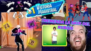 EL NOVATO 3  TREMENDA LA SKIN DEL RUBIUS Fornite [upl. by Ihc]