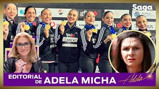 HISTÓRICO Y AMARGO TRIUNFO DE MÉXICO EN NATACIÓN ARTÍSTICA  EDITORIAL DE ADELA MICHA [upl. by Brinn]