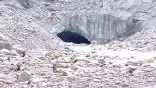 Origin Of Ganga in Gaumukh Gangotri Glacier [upl. by Nerra]