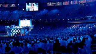 Opening Ceremony 2010 Olympics  Olympic Anthem [upl. by Amaras844]