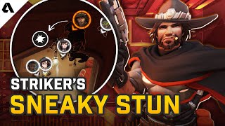 Strikers Sneaky Oasis Stun  Pro Overwatch Microplays [upl. by Kahcztiy]