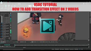 Adding Transition Effects on Videos  VSDC Video Editor Tutorial [upl. by Onirotciv]