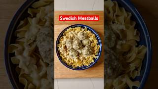 Easy Swedish Meatballs Recipe [upl. by Nattie]