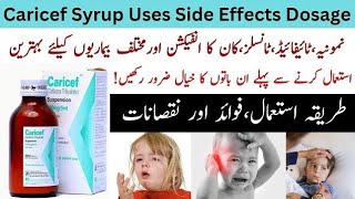 Syrup Caricef DS uses in Urdu  Caricef DS is cefixime  children Use syrup  Medicine For All [upl. by Atinar]