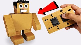 How to make a walking robot from cardboard [upl. by Kcim168]