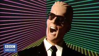 1985 MAX HEADROOM  TV HOST of the FUTURE  Wogan  Classic TV Interview  BBC Archive [upl. by Adyam680]