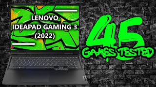 Lenovo Ideapad Gaming 3 2022  45 Games Tested i512450H RTX 3050 [upl. by Lussi]