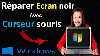 COMMENT REPARER DEMARRAGE ECRAN NOIR APRES MOT DE PASSE WINDOWS 1011 [upl. by Ahsratal234]