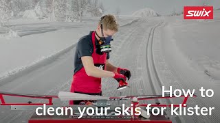 How to clean your skis for klister [upl. by Alita]