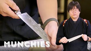 How to Sharpen a Knife with a Japanese Master Sharpener [upl. by Digirb]