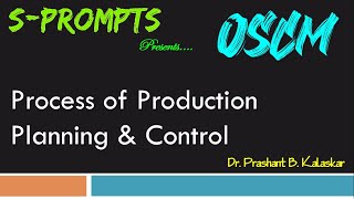 Process of Production Planning amp Control [upl. by Nonek]