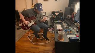 Overdubbing guitar day  Gretsch Tennessee Rose 6119 [upl. by Delogu]