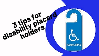 Handicap Placard EXPERT Shares Top Tips You Need to Know [upl. by Ahsaya]