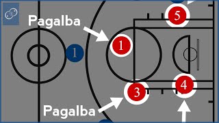 Krepšinio pagrindai Zoninė prieš Asmeninę gynybą [upl. by Ennoira]