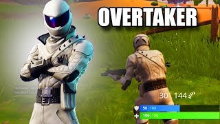 Fortnite With New quotOvertakerquot Skin [upl. by Robma]