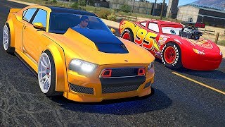 MCQUEEN 20 Vs WIDEBODY BRAVADO BUFFALO S GTA 5 cars mods [upl. by Oijres897]