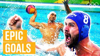 Top 10 Best EVER Goals in Water Polo Finals [upl. by Gates]