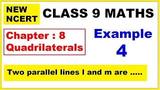 Class 9 Maths  Chapter 8  Example 4  Quadrilaterals  New NCERT  Ranveer Maths 9 [upl. by Gemina]