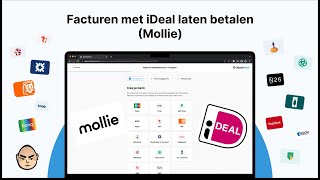 Facturen met iDeal laten betalen Mollie [upl. by Donny]