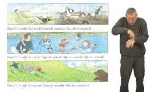 Michael Rosen performs Were Going on a Bear Hunt [upl. by Ahsiuqram614]