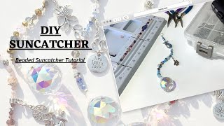 How To Make Beautiful Beaded Sun Catchers ✨🌟✨ EverythingAJ’s [upl. by Berstine936]