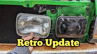 Nissan D21 Hardbody Headlight upgrade [upl. by Koral]