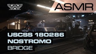 Aliens Nostromo Bridge ASMR  Ship noise with computers [upl. by Keeryt]