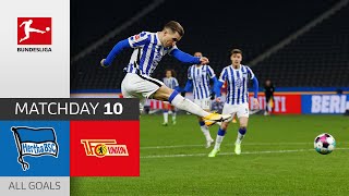 Hertha wins Derby  Hertha BSC  Union Berlin  31  All Goals  Matchday 10 – Bundesliga 2021 [upl. by Paymar]