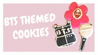 BTS THEMED SUGA KOOKIES  ItsGeorginaOkay [upl. by Enovad989]