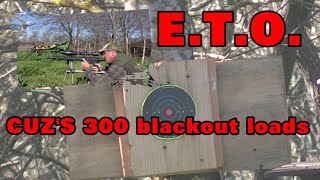 BARNES TSX CUZS 300 BLACKOUT RELOADS [upl. by Wrennie]