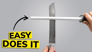 How to Sharpen a Bread Knife  Serrated Knife [upl. by Gonzalo]